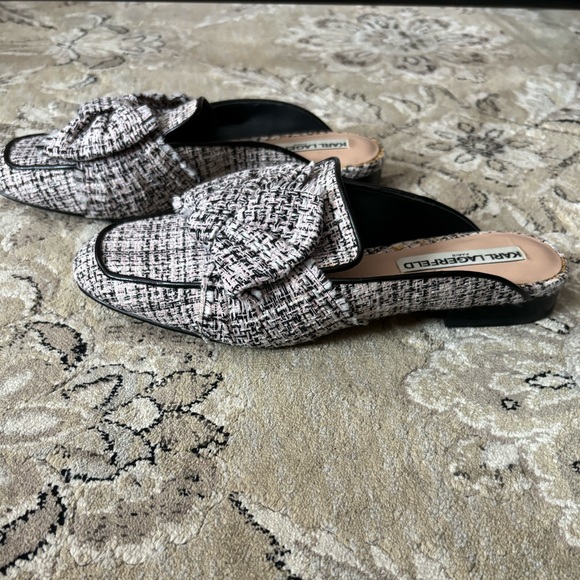 Karl Lagerfeld Tweed Mule - Picture 2 of 3